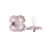 Mamillu Flurry smoczek symetryczny silikonowy Vanilla Cream, Rose Blush 2 sztuki dla dziecka 6-18 miesięcy